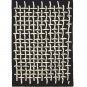 IKEA Art Event 2019 RUG Filip Pagowski Limited Edition Black Wool Hand-Woven Textile Art 4'4"x6'5"