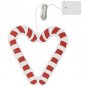 IKEA Strala LED Candy Cane Decoration STRÅLA Red White Xmas Pendant Lamp Light Winter Heart
