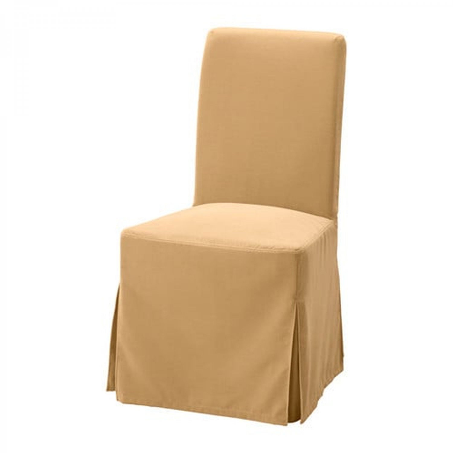 IKEA Henriksdal Chair SLIPCOVER Cover Skirted Long DJUPARP YELLOWBEIGE
