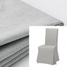IKEA Henriksdal Chair SLIPCOVER Cover Skirted Long  ORRSTA LIGHT GRAY 21" 54cm Grey