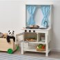 IKEA Spisig PLAY KITCHEN with Curtains Puppet Theatre Chalkboard Toy Xmas