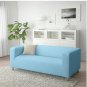 IKEA Klippan Loveseat Sofa SLIPCOVER Cover VISSLE LIGHT BLUE