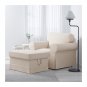 IKEA Ektorp Armchair COVER Chair Slipcover LOFALLET BEIGE Last One