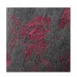 IKEA Vinter 2018 CUSHION COVER Pillow Sham GRAY 16" x 26" Purple Floral Embroidered Lumbar Wool bld