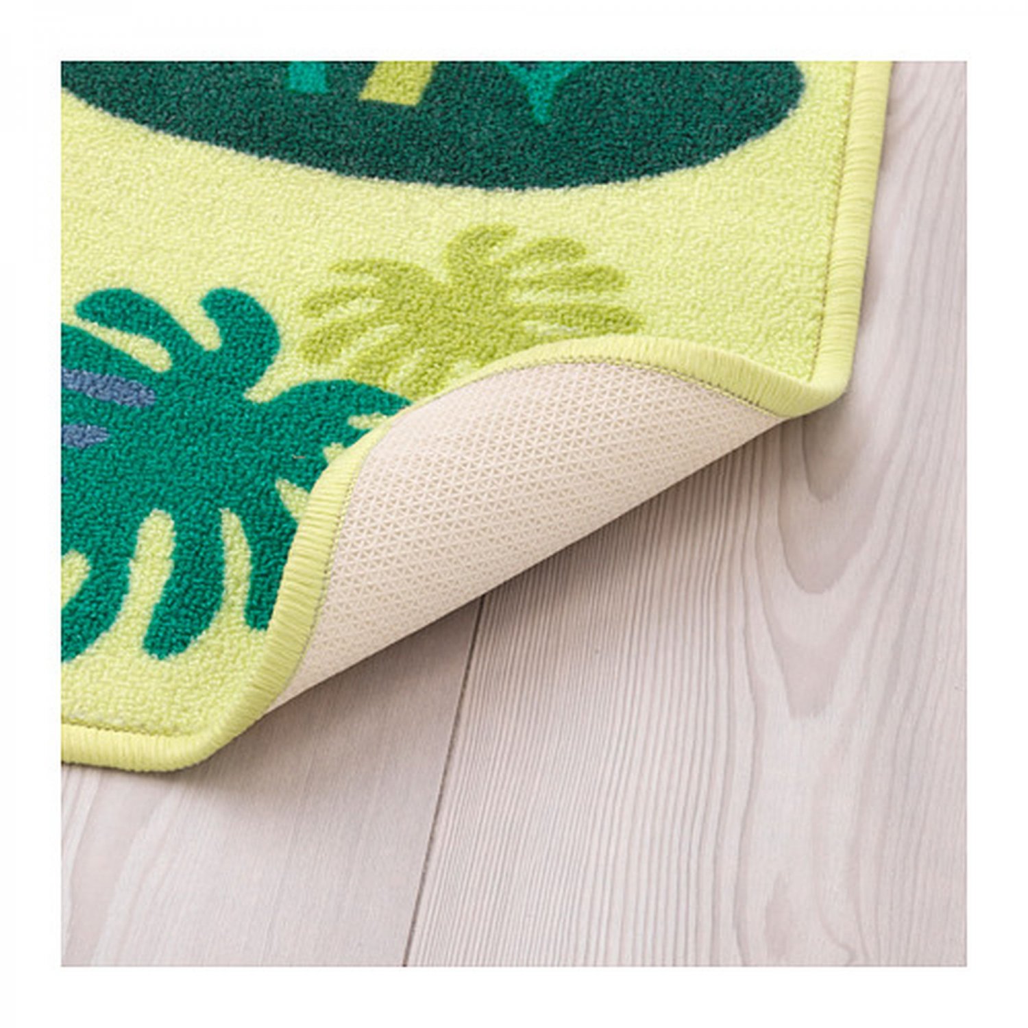 IKEA Djungelskog Area RUG Throw Play Mat Jungle BLUE Green KIDS Trees