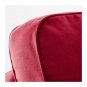 IKEA Ektorp 2 Seat Sofa COVER Loveseat Slipcover NORDVALLA RED Xmas