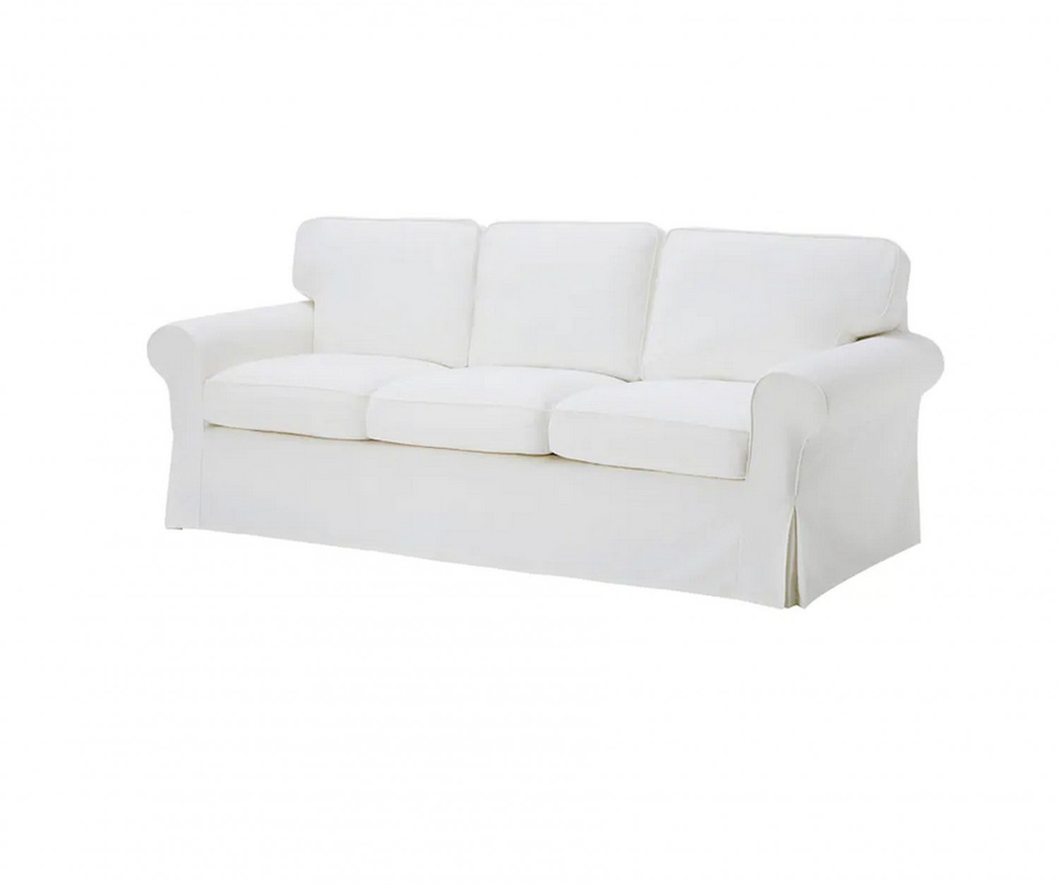 IKEA Ektorp 3.5 Seat Sofa COVER Slipcover VITTARYD WHITE Original