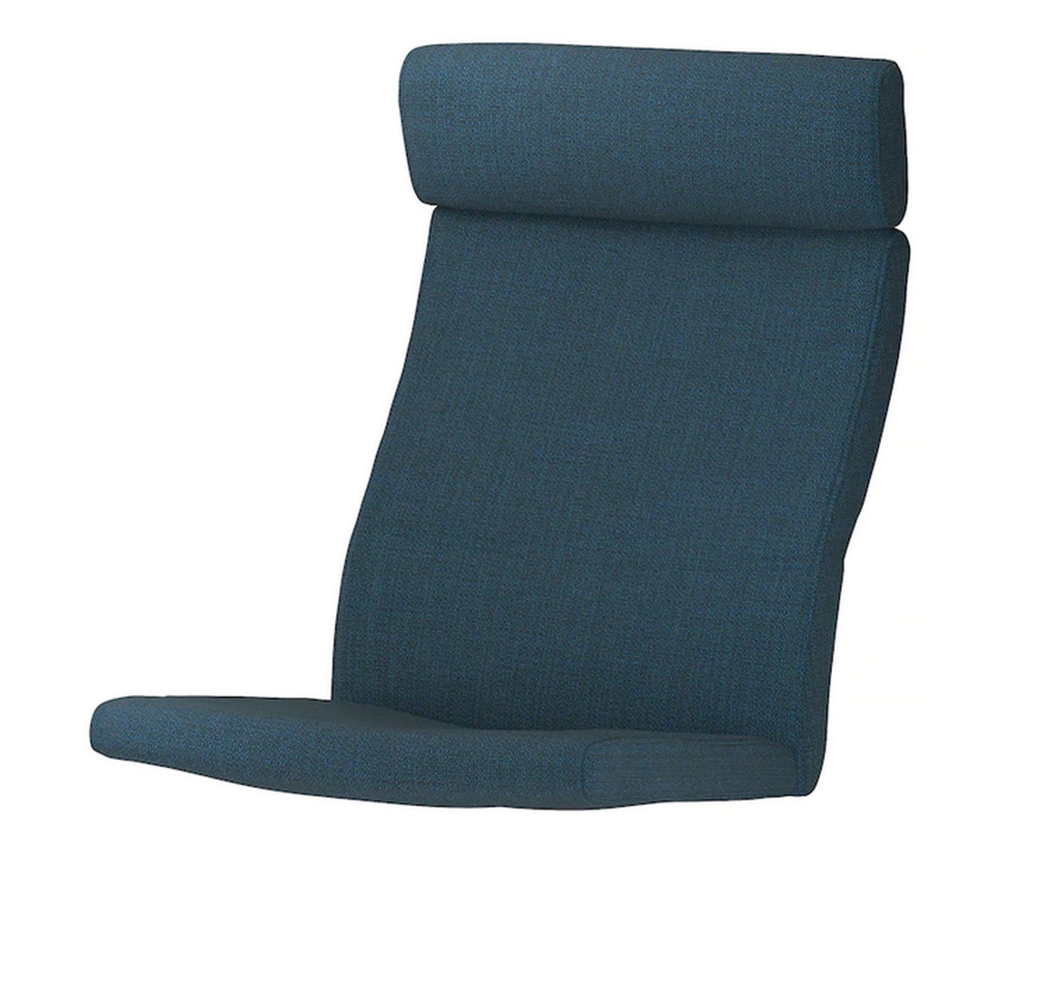IKEA Poang Armchair CUSHION Hillared Dark Blue POÄNG Cover