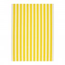 IKEA Entire Bolt of Sofia FABRIC Material 27yd YELLOW White Broad Stripe Cabana Print