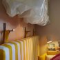 IKEA Entire Bolt of Sofia FABRIC Material 27yd YELLOW White Broad Stripe Cabana Print
