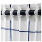 IKEA Rosalill CURTAINS Drapes BLUE White GRID Line Squares 2 panels marmorblad