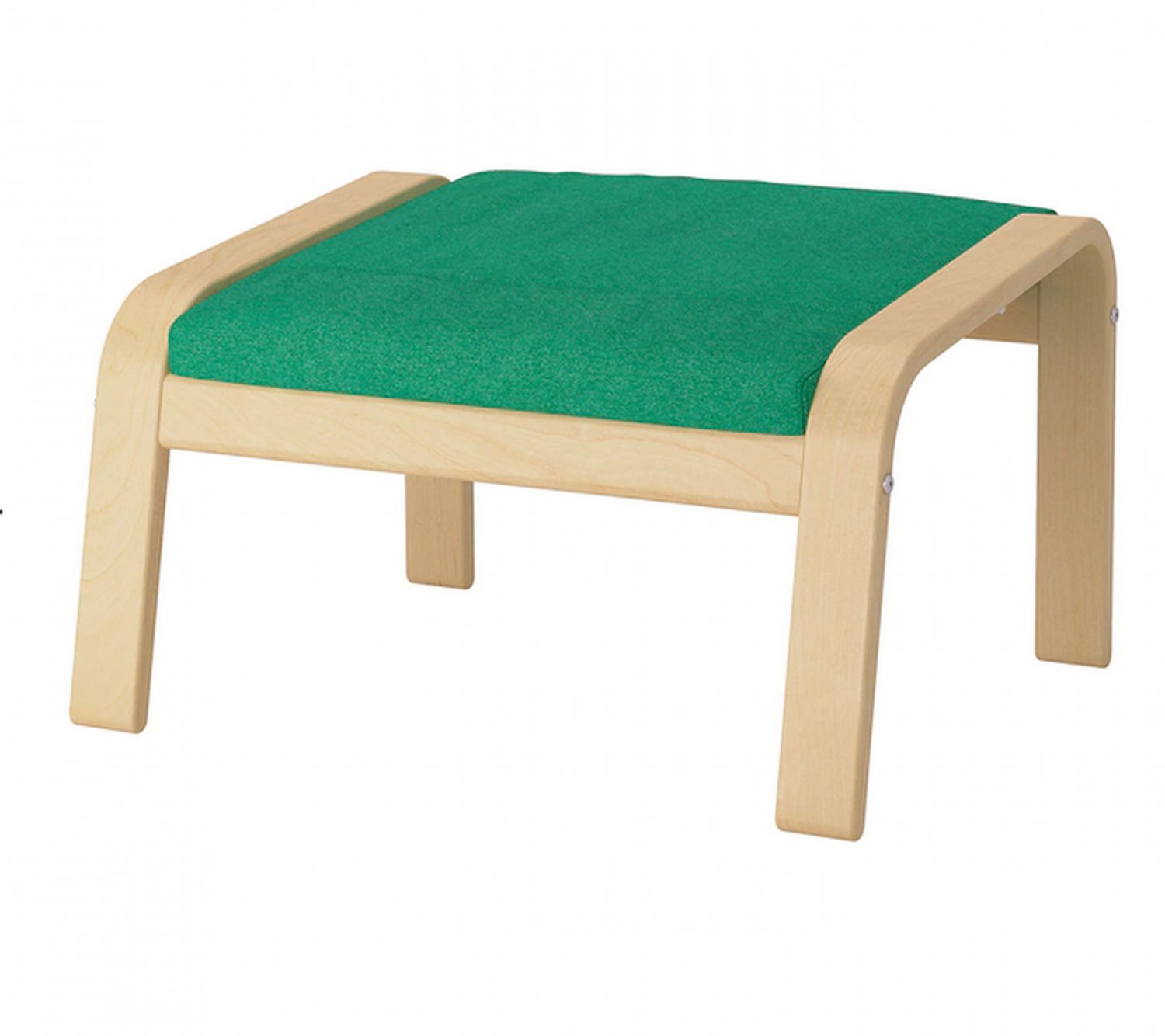 IKEA Poang POÄNG Footstool CUSHION Lysed BRIGHT GREEN Ottoman Cover