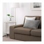 IKEA KIVIK 2 Seat Loveseat Sofa SLIPCOVER Cover ISUNDA BROWN Linen Blend Bezug Housse