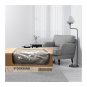 IKEA Stocksund Chair SLIPCOVER Armchair Cover LJUNGEN GRAY Velvet