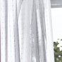 IKEA Matilda CURTAINS Drapes WHITE on WHITE Dotted Stripes 98" Long