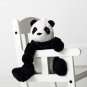 IKEA Kramig PANDA Bear SOFT Plush Toy BLACK WHITE Baby Safe