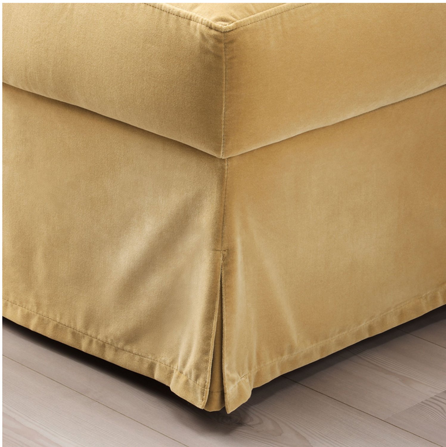 IKEA Farlov Footstool SLIPCOVER Ottoman Cover Djuparp YellowBeige