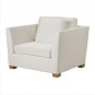 IKEA STOCKHOLM 1.5 Armchair SLIPCOVER Chair Cover ROSTANGA WHITE Bezug Housse