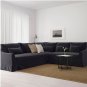 IKEA Farlov 5 Seat Left Sectional Sofa SLIPCOVER 3+2 corner Cover Djuparp Dark Gray FÄRLÖV