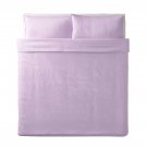 IKEA Angslilja KING Duvet COVER and Pillowcases Set LIGHT LILAC purple ÄNGSLILJA