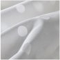 IKEA Myrtentry CURTAINS  White on White Polka DOTS Retro Semi-Sheer