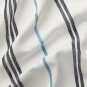 IKEA Adelspinnare Drapes CURTAINS Blue Gray White STRIPES 2 Panels Linen Blend Ã�DELSPINNARE