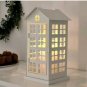 IKEA Vinterfest Block Candle Holder White House Cage Phone Booth 14” Xmas Steel