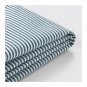 IKEA Henriksdal Chair SLIPCOVER Cover REMVALLEN Blue White Stripes ticking dining
