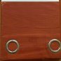 IKEA Mariam CURTAINS Drapes 2 Panels ORANGE Grommet Eyelet Header 98"