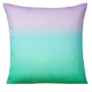 IKEA Stravkliint CUSHION COVER Pillow Sham Light Turquoise Green Lilac 20" STRÄVKLINT Ombre