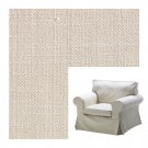 IKEA Ektorp Armchair COVER Chair Slipcover SVANBY BEIGE Linen Blend Classic