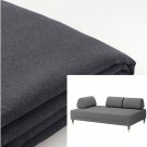 IKEA Flottebo Sofa Bed SLIPCOVER Sofabed Cover LYSED DARK GRAY 47 1/4" 120cm Grey
