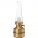 IKEA Strala LED Table Lamp 7" Brass Lantern Battery Op STRÅLA NightLight Winter Decoration Colonial