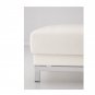 IKEA Nockeby 2 Seat Sofa and Footstool SLIPCOVERS Loveseat Ottoman Covers RISANE WHITE linen blend