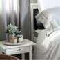 IKEA Lenda CURTAINS w TIE-BACKS Light GRAY 98" Drapes Grey TAB Top