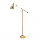 IKEA Barometer Floor LAMP Reading Light 57" Brass Color Classic Modern Retro Cantilever