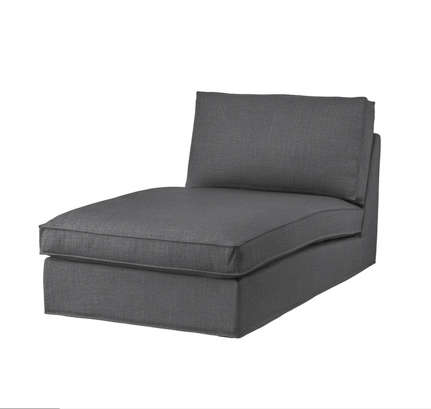 IKEA Kivik Chaise SLIPCOVER Cover SKIFTEBO DARK GRAY Grey