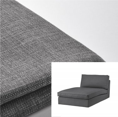IKEA Kivik Chaise SLIPCOVER Cover SKIFTEBO DARK GRAY Grey