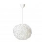 IKEA Vindkast Pendant Lamp CEILING LIGHT Modern Art WHITE Chandelier 20" Textural fluffy cloudflower
