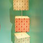 IKEA Orgel Pendant Lamp 5 Hanging Cube Paper Box Shades Asian Style Glowing New