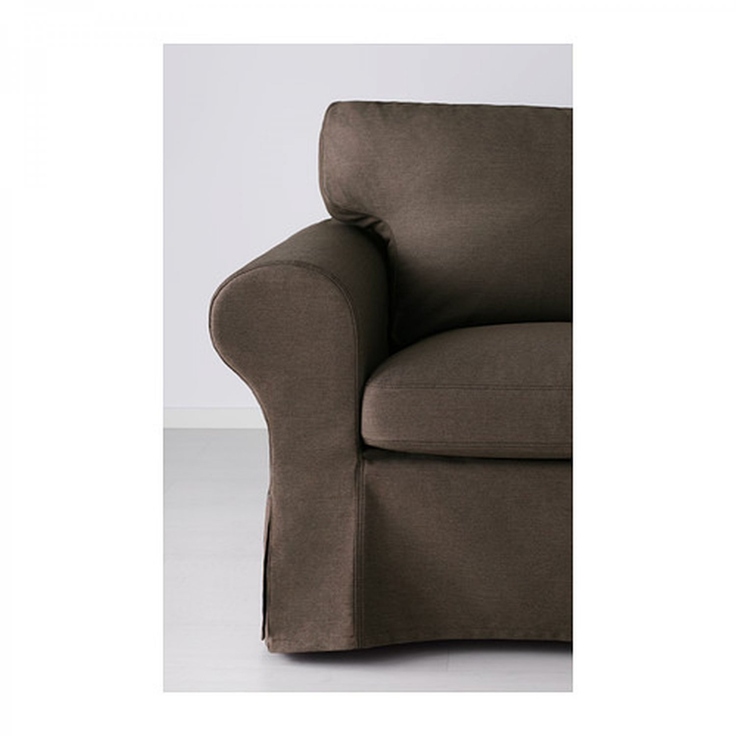 IKEA Ektorp Armchair COVER Chair Slipcover JONSBODA BROWN