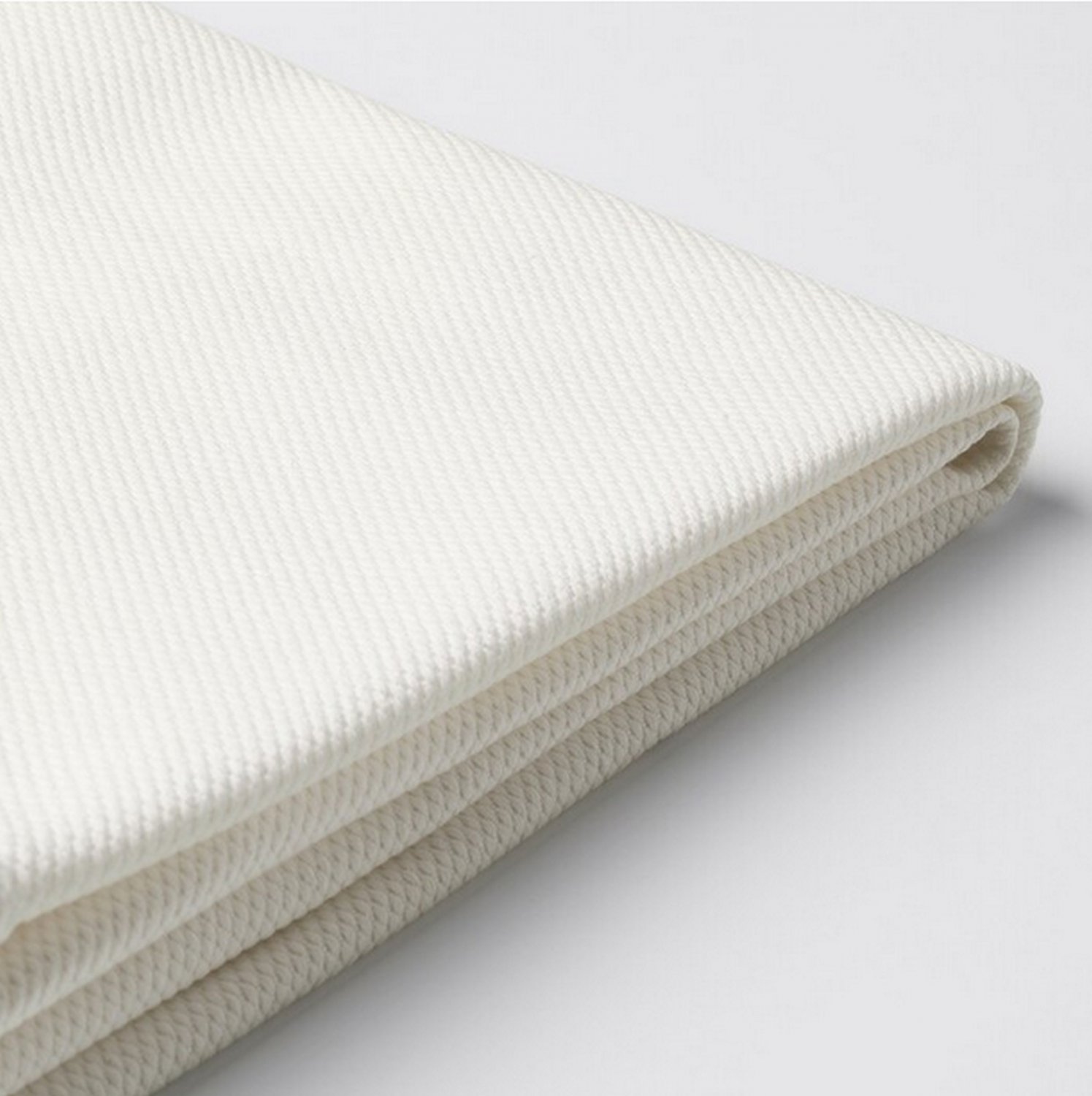 IKEA Ektorp 3 Seat Sofa SLIPCOVER Cover BLEKINGE WHITE Cotton Twill New