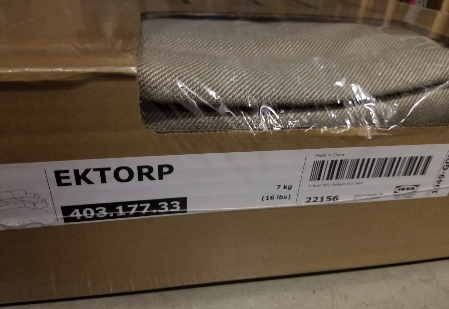 IKEA Ektorp Loveseat sofa w Chaise SLIPCOVER 3seat sectional sofa