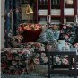 IKEA Ektorp 3 Seat Sofa and Footstool COVERS Slipcover LINGBO MULTI FLORAL Bezug Housse