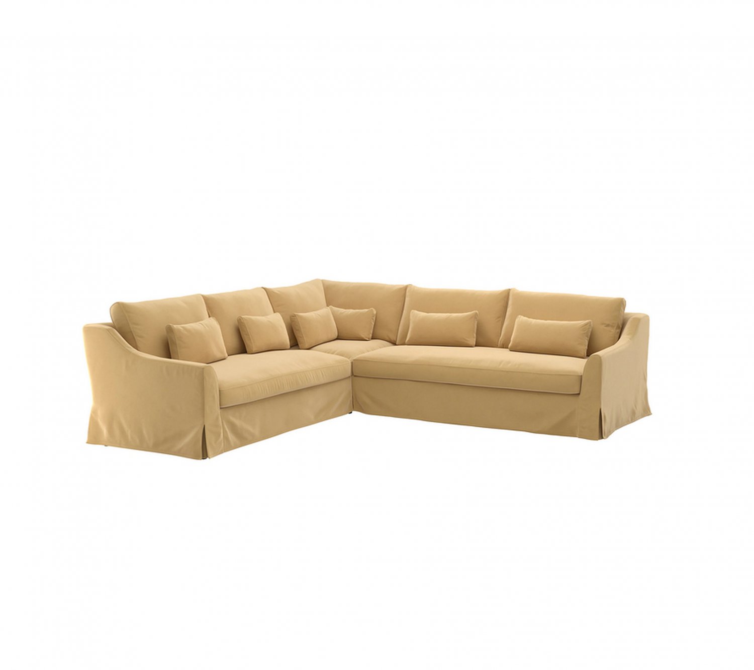 IKEA Farlov 5 Seat Right Sectional Sofa w Foot SLIPCOVER corner w