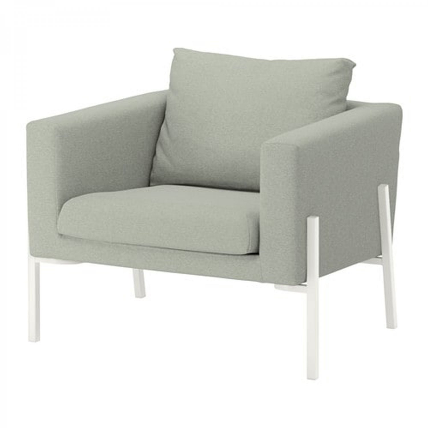 IKEA Koarp Armchair SLIPCOVER Chair Cover GUNNARED Light Green