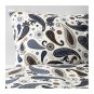 IKEA Sotblomster KING Paisley Duvet COVER Pillowcases Set Blue Brown SÃ�TBLOMSTER New