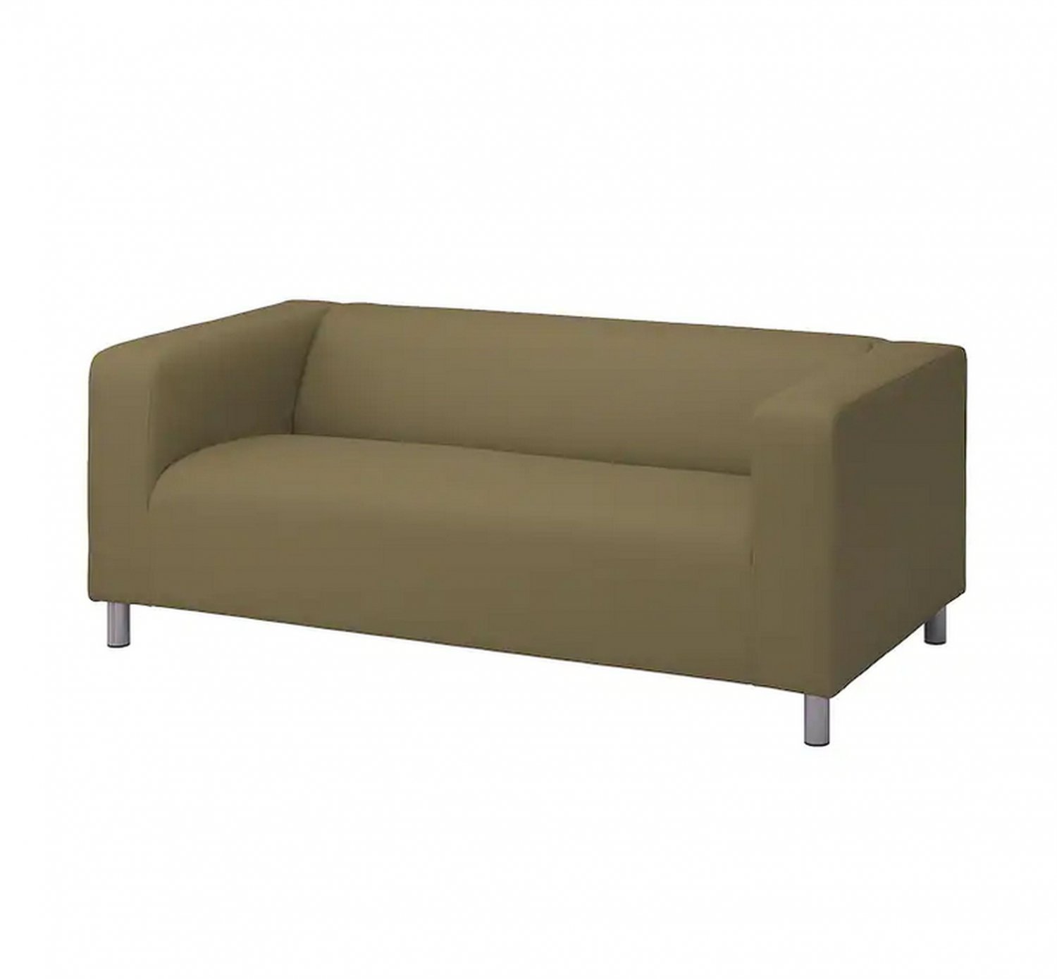 IKEA Klippan Loveseat Sofa SLIPCOVER Cover VISSLE YELLOWGREEN yellow green