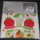 IKEA Torva Smultron CRIB Duvet COVER Pillowcase SET Vegetables Nursery Bedding Retro