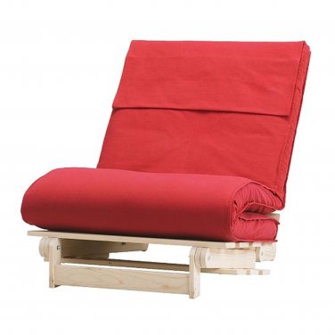 IKEA  Massum Fliken Futon Chair SLIPCOVER Cover LENDA DARK RED Last One New